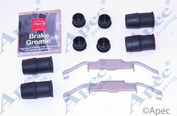 APEC KIT1303 - Комплектуючі, колодки дискового гальма autocars.com.ua