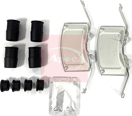 APEC KIT1344 - Комплектуючі, колодки дискового гальма autocars.com.ua