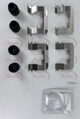 APEC KIT1424 - Комплектуючі, колодки дискового гальма autocars.com.ua