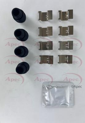 APEC KIT1458 - Комплектуючі, колодки дискового гальма autocars.com.ua