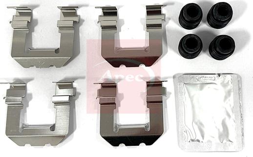 APEC KIT1523 - Комплектуючі, колодки дискового гальма autocars.com.ua