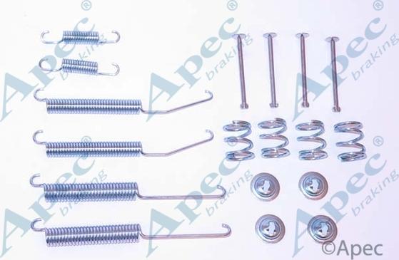 APEC KIT2001 - Комплектуючі, барабанний гальмівний механізм autocars.com.ua