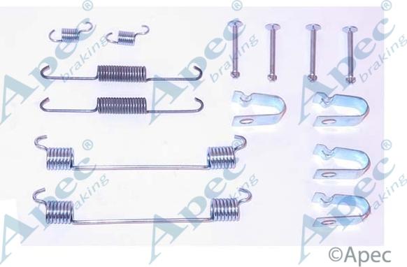 APEC KIT2007 - Комплектуючі, барабанний гальмівний механізм autocars.com.ua