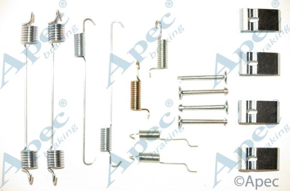 APEC KIT2060 - Комплектуючі, барабанний гальмівний механізм autocars.com.ua