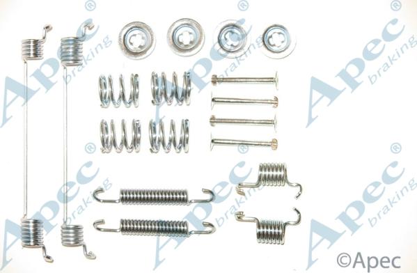 APEC KIT2061 - Комплектуючі, барабанний гальмівний механізм autocars.com.ua