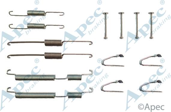 APEC KIT2070 - Комплектуючі, барабанний гальмівний механізм autocars.com.ua