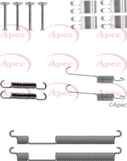 APEC KIT2136 - Комплектуючі, барабанний гальмівний механізм autocars.com.ua