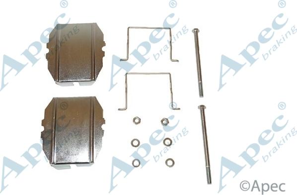 APEC KIT276 - Комплектуючі, колодки дискового гальма autocars.com.ua