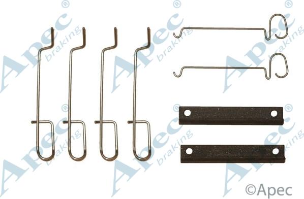 APEC KIT294 - Комплектуючі, колодки дискового гальма autocars.com.ua