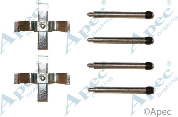 APEC KIT310 - Комплектуючі, колодки дискового гальма autocars.com.ua