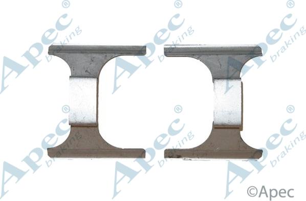 APEC KIT423 - Комплектуючі, колодки дискового гальма autocars.com.ua