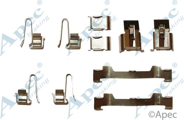 APEC KIT425 - Комплектуючі, колодки дискового гальма autocars.com.ua