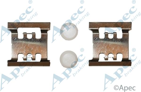 APEC KIT445 - Комплектуючі, колодки дискового гальма autocars.com.ua