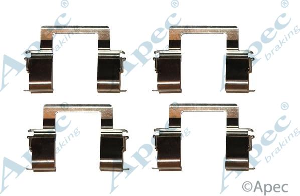 APEC KIT446 - Комплектуючі, колодки дискового гальма autocars.com.ua