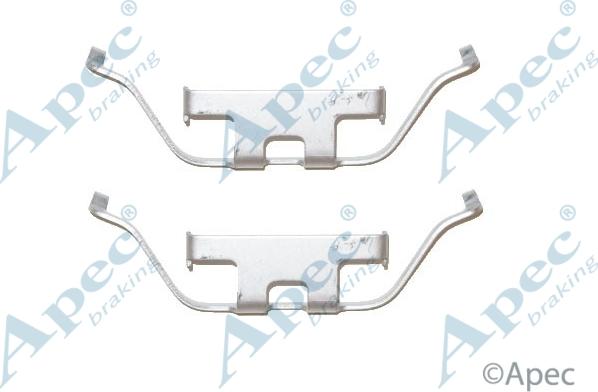 APEC KIT448 - Комплектуючі, колодки дискового гальма autocars.com.ua