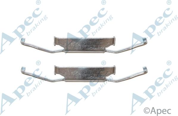 APEC KIT503 - Комплектуючі, колодки дискового гальма autocars.com.ua