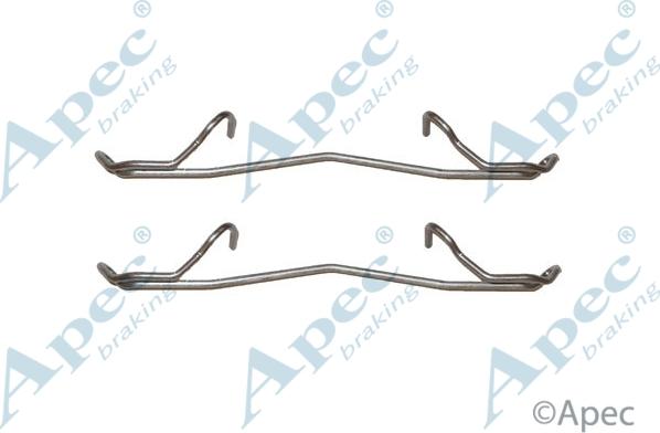 APEC KIT506 - Комплектуючі, колодки дискового гальма autocars.com.ua