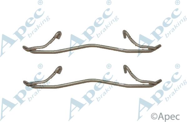 APEC KIT519 - Комплектуючі, колодки дискового гальма autocars.com.ua