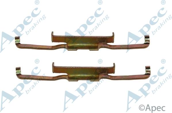 APEC KIT521 - Комплектуючі, колодки дискового гальма autocars.com.ua