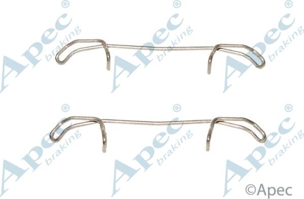 APEC KIT557 - Комплектуючі, колодки дискового гальма autocars.com.ua