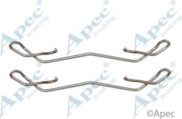 APEC KIT560 - Комплектуючі, колодки дискового гальма autocars.com.ua