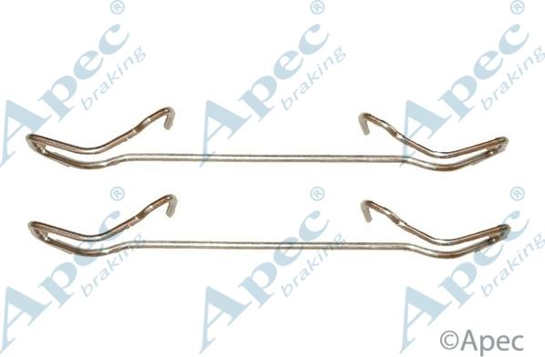 APEC KIT561 - Комплектуючі, колодки дискового гальма autocars.com.ua