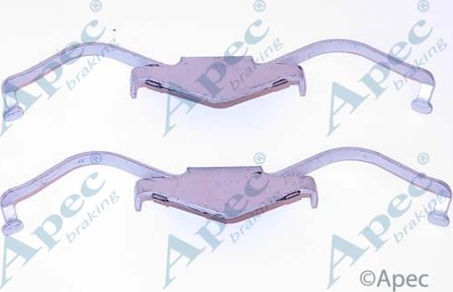 APEC KIT573 - Комплектуючі, колодки дискового гальма autocars.com.ua