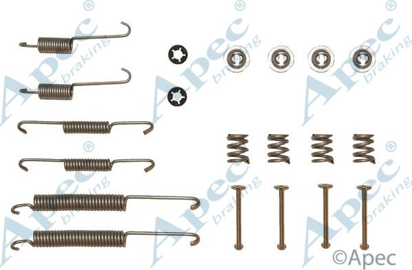 APEC KIT640 - Комплектуючі, барабанний гальмівний механізм autocars.com.ua