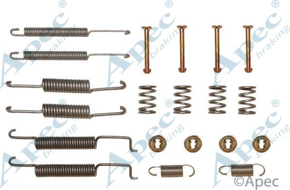 APEC KIT700 - Комплектуючі, барабанний гальмівний механізм autocars.com.ua