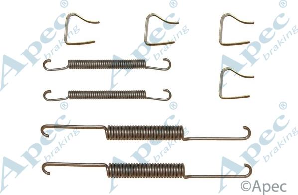 APEC KIT709 - Комплектуючі, барабанний гальмівний механізм autocars.com.ua