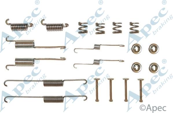 APEC KIT719 - Комплектуючі, барабанний гальмівний механізм autocars.com.ua