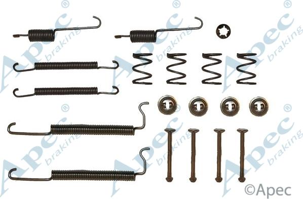 APEC KIT730 - Комплектуючі, барабанний гальмівний механізм autocars.com.ua