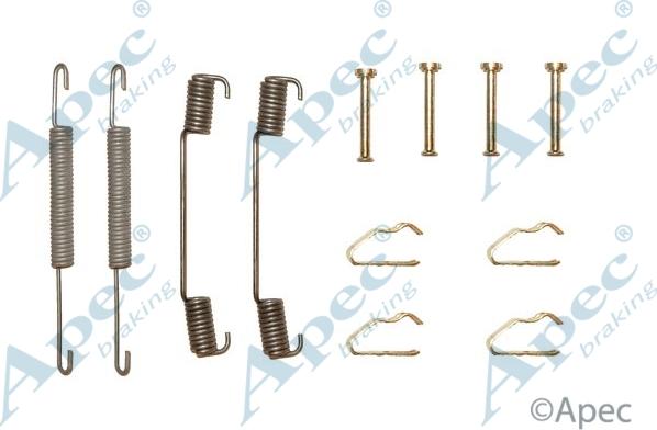 APEC KIT736 - Комплектуючі, барабанний гальмівний механізм autocars.com.ua