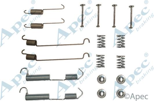 APEC KIT754 - Комплектуючі, барабанний гальмівний механізм autocars.com.ua