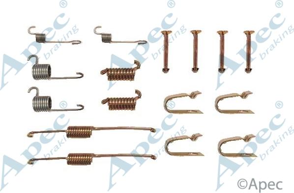 APEC KIT755 - Комплектуючі, барабанний гальмівний механізм autocars.com.ua