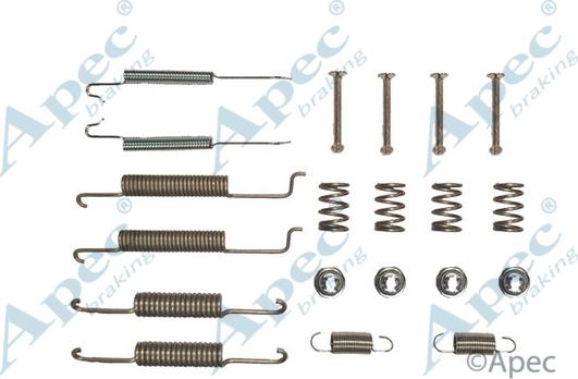 APEC KIT763 - Комплектуючі, барабанний гальмівний механізм autocars.com.ua