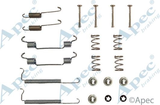 APEC KIT779 - Комплектуючі, барабанний гальмівний механізм autocars.com.ua