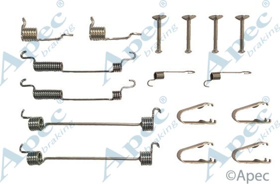APEC KIT785 - Комплектуючі, барабанний гальмівний механізм autocars.com.ua