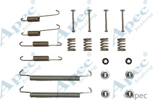 APEC KIT792 - Комплектуючі, барабанний гальмівний механізм autocars.com.ua