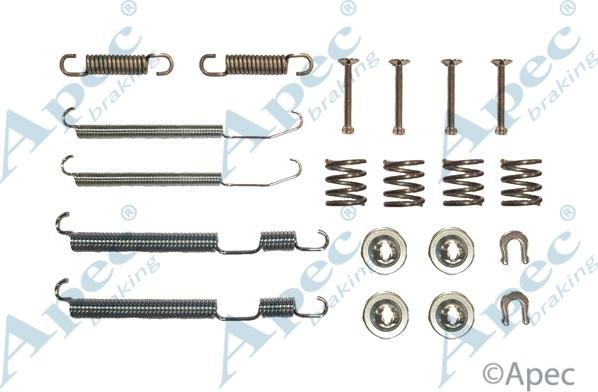 APEC KIT799 - Комплектуючі, барабанний гальмівний механізм autocars.com.ua