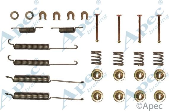 APEC KIT806 - Комплектуючі, барабанний гальмівний механізм autocars.com.ua