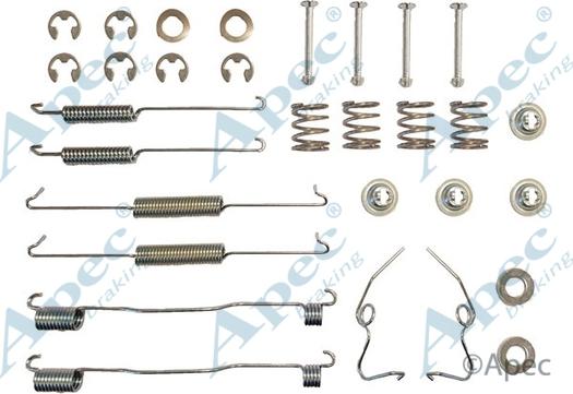 APEC KIT851 - Комплектуючі, барабанний гальмівний механізм autocars.com.ua