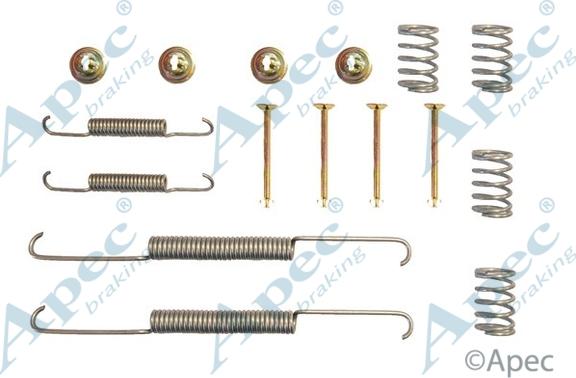 APEC KIT855 - Комплектуючі, барабанний гальмівний механізм autocars.com.ua