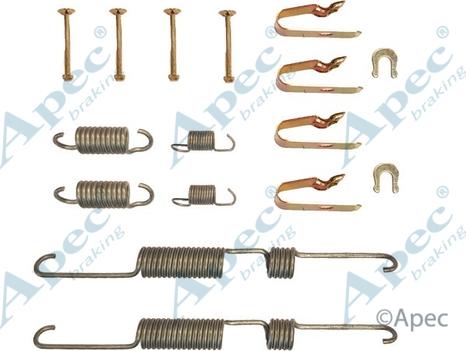 APEC KIT865 - Комплектуючі, барабанний гальмівний механізм autocars.com.ua