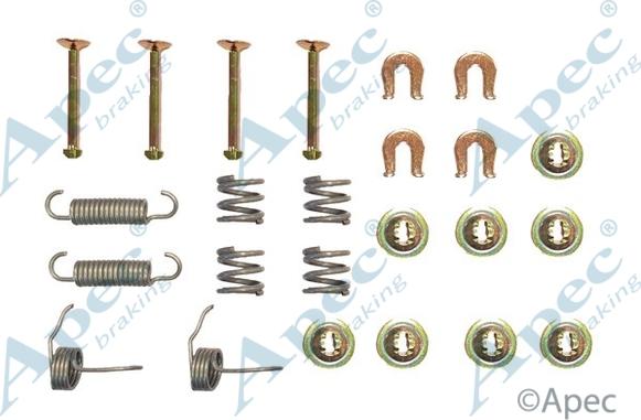 APEC KIT869 - Комплектуючі, барабанний гальмівний механізм autocars.com.ua