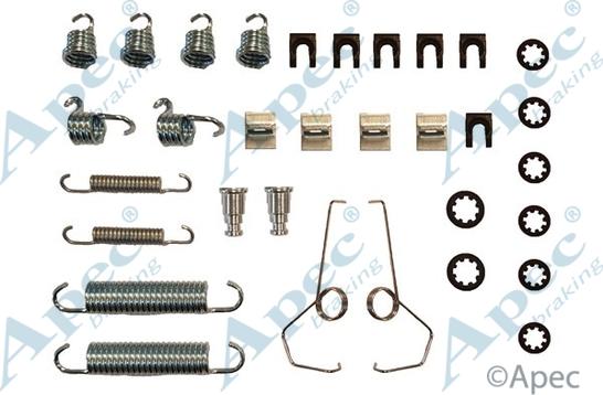 APEC KIT882 - Комплектуючі, барабанний гальмівний механізм autocars.com.ua