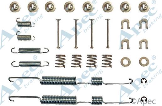 APEC KIT954 - Комплектуючі, барабанний гальмівний механізм autocars.com.ua