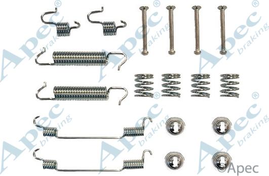 APEC KIT956 - Комплектуючі, барабанний гальмівний механізм autocars.com.ua