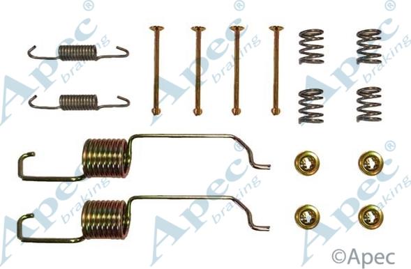 APEC KIT981 - Комплектуючі, барабанний гальмівний механізм autocars.com.ua