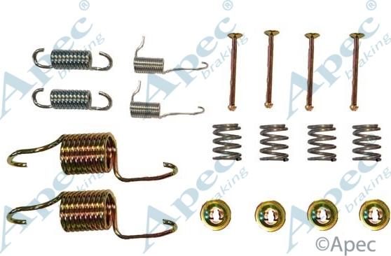 APEC KIT988 - Комплектуючі, барабанний гальмівний механізм autocars.com.ua